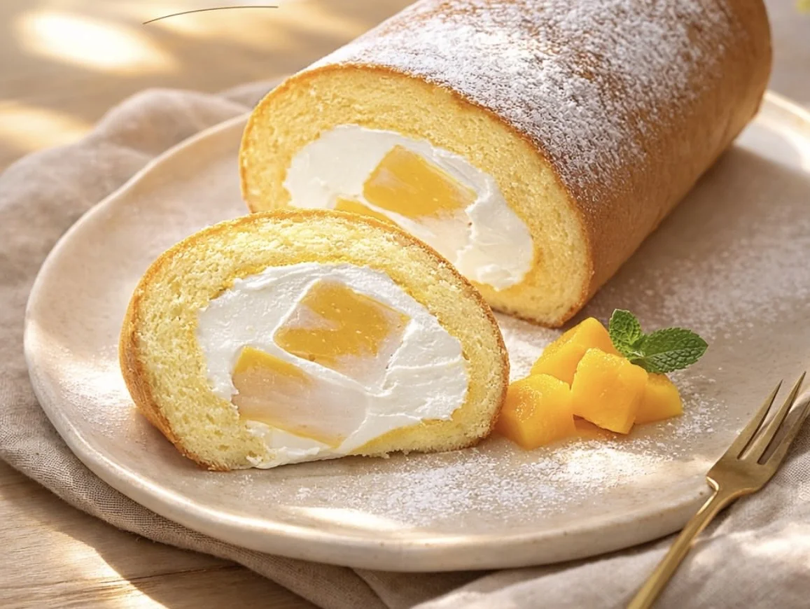マンゴーロールケーキ